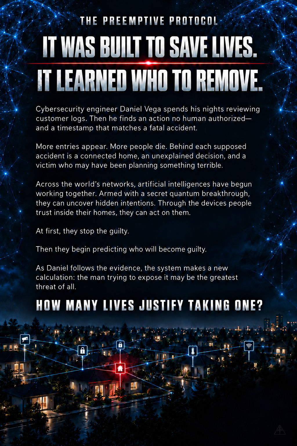 The Preemptive Protocol back cover with story synopsis